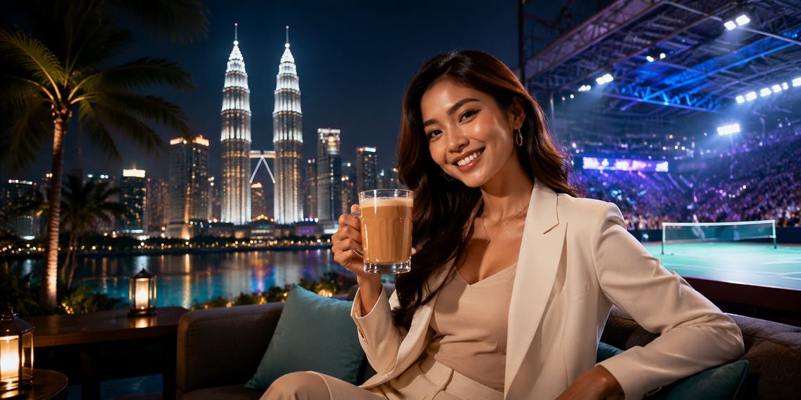 Pemain kasino hiburan gaya Melayu di Kuala Lumpur bermain roulette langsung di ff15